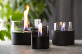 Tenderflame Lotus 12 Tafelvuur - zwart - keramiek