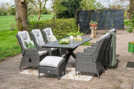 Garden Impressions Ireland tuintafel 240x100 cm Donkergrijs