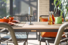 Garden Impressions Vigo tuintafel 160x90 cm Zwart