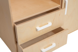 Van Dijk houten poppencommode