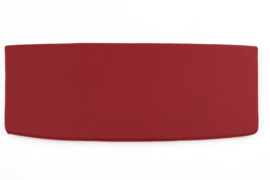 Kussen Box Bank Bordeauxrood 117cm