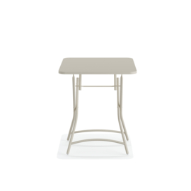 Feros Breeze Bistro Klaptafel Metaal - Beige