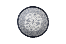 Shiraz Blue Rond vloerkleed