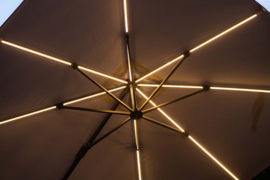 Garden Impressions Hawaii Lumen parasol - 300x300 cm - Sand