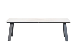 Garden Impressions Nevada Tuintafel 240x100 cm Donkergrijs