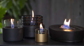 Tenderflame Carnation vuurhaard - zwart - keramiek