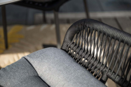 Garden Impressions Pescara dining fauteuil zwart