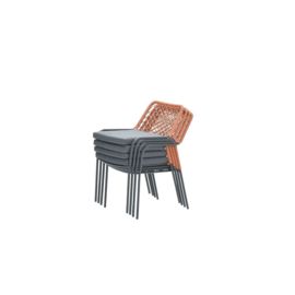 Garden Impressions Dido dining fauteuil roodbruin