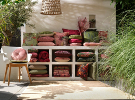 Hartman Rotan zitkussen Cuba Pink