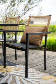 Garden Impressions Star dining fauteuil taupe