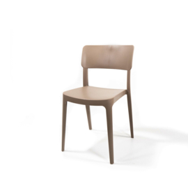 Feros Wing Stapelstoel Beige