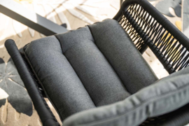 Garden Impressions Pescara dining fauteuil zwart
