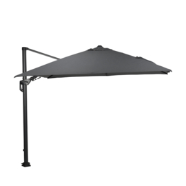 Garden Impressions Hawaii Deluxe parasol - 300x300cm - Donkergrijs