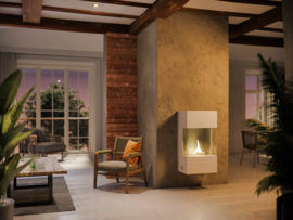 Tenderflame Indie Wall vuurhaard - wit