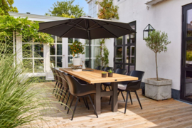 Hartman Shadowflex Zweefparasol Rond 300cm Antraciet