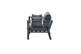 Garden Impressions Sasha lounge fauteuil zwart