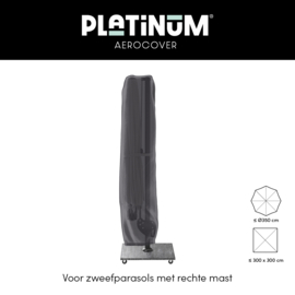 Platinum Aerocover Zweefparasolhoes H250x55/60