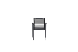 Garden Impressions Cosmo dining stapelbare fauteuil Donkergrijs