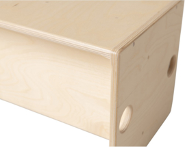 Van Dijk houten kubusbank
