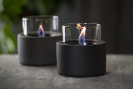 Tenderflame Lotus 12 Tafelvuur - zwart - keramiek