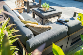 Garden Impressions Cube Loungeset - 4-persoons - Donkergrijs