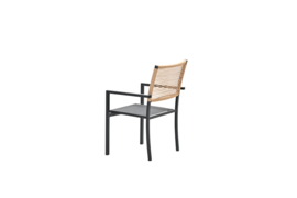 Garden Impressions Star dining fauteuil taupe