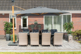Garden Impressions Hawaii Big Pole parasol - 350x350cm - Antraciet