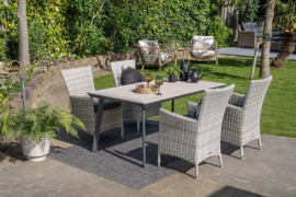 Garden Impressions Vigo tuintafel 160x90 cm Zwart