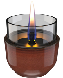 Tenderflame Violet 8 Reactive Glaze Tafelvuur - amber