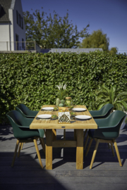 Hartman Sophie Teak Dining Tuinstoel Night Green