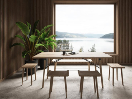 Ekta Living Scala Eettafel - Oiled Oak
