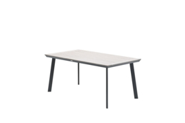 Garden Impressions Vigo tuintafel 160x90 cm Zwart
