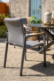Garden Impressions Gigi Granieten Tuintafel Ø140 cm Donkergrijs