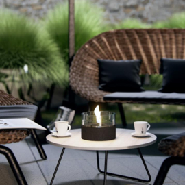 Tenderflame Café 18 Reactive Glaze Tafelvuur - zwart
