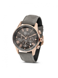 The Boss Leather Rose Gold Grey