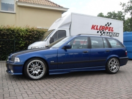 BMW 323i 18`` BBS 2-delig met dunlop SP01