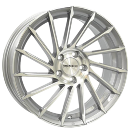 Monaco Turbine licht grijs polish 8.5X19 5X112 ET45 NB66.5