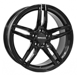 Monaco GP1 Zwart Glans 8X18 5X112 ET45 NB66.5