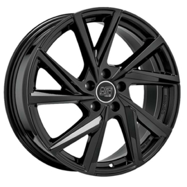 MSW 80/5 7X17 5X100 ET 46 57.06 GLOSS BLACK VELG