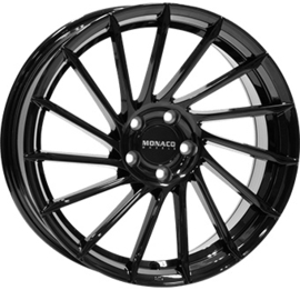 Monaco Turbine Zwart 8X18 5X112 ET45 NB66.5