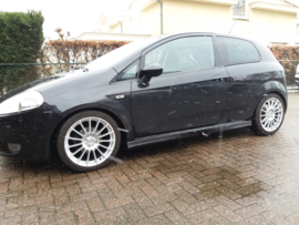 17'' Monaco velgen op Fiat Grande Punto