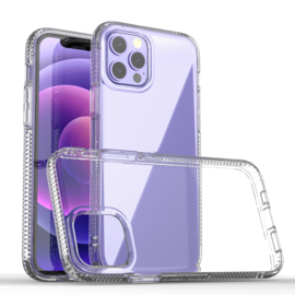 Flex-Cover TPU Bescherm-Hoes Skin voor iPhone 13 - iPhone 14   Transparant