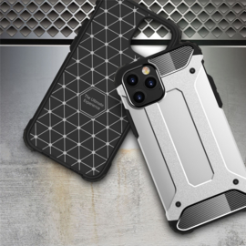 Sterke Armor-Case Bescherm-Cover Hoes voor iPhone 12 Pro Max -  Zwart