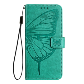 Luxe Bescherm-Etui Hoes voor iPod Touch   -  Vlinder -   Groen