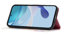 Bescherm-Etui Mapje Hoes voor iPod Touch   - Wit -  Blauw  - Goud - Marmer design