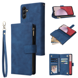 BookCover Wallet Etui voor Samsung Galaxy A14    Blauw