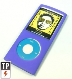 Silicone Bescherm-Hoes Skin voor  iPod Nano 4G 4   Paars