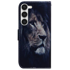 BookCover Hoes Etui voor Samsung Galaxy S23 5G  -  Leeuw