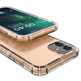 Flex-Cover TPU Bescherm-Hoes Skin voor iPhone 11 -    Transparant