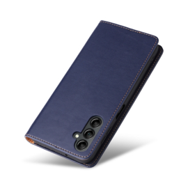 Luxe BookCover Hoes Etui voor Samsung Galaxy A15 - 5G    Blauw